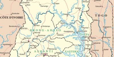 ადმინისტრაციული რუკა განა